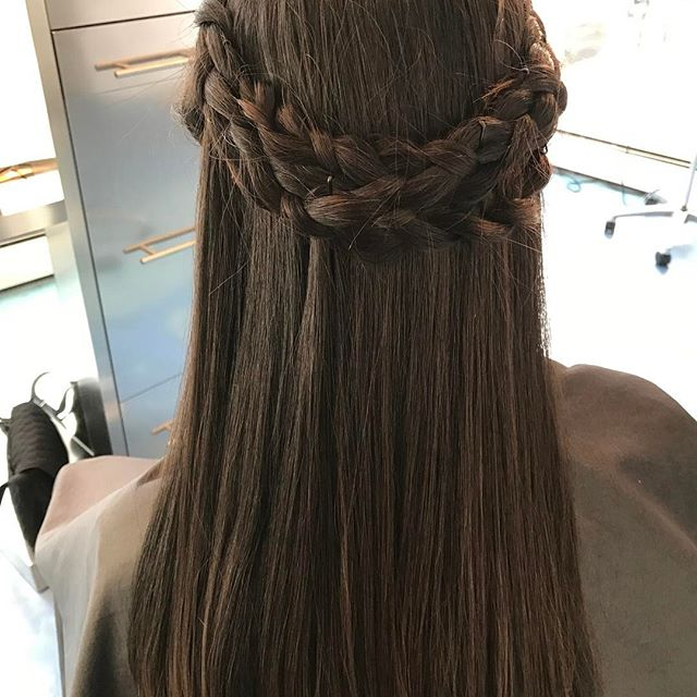 Elegant braided hairstyle